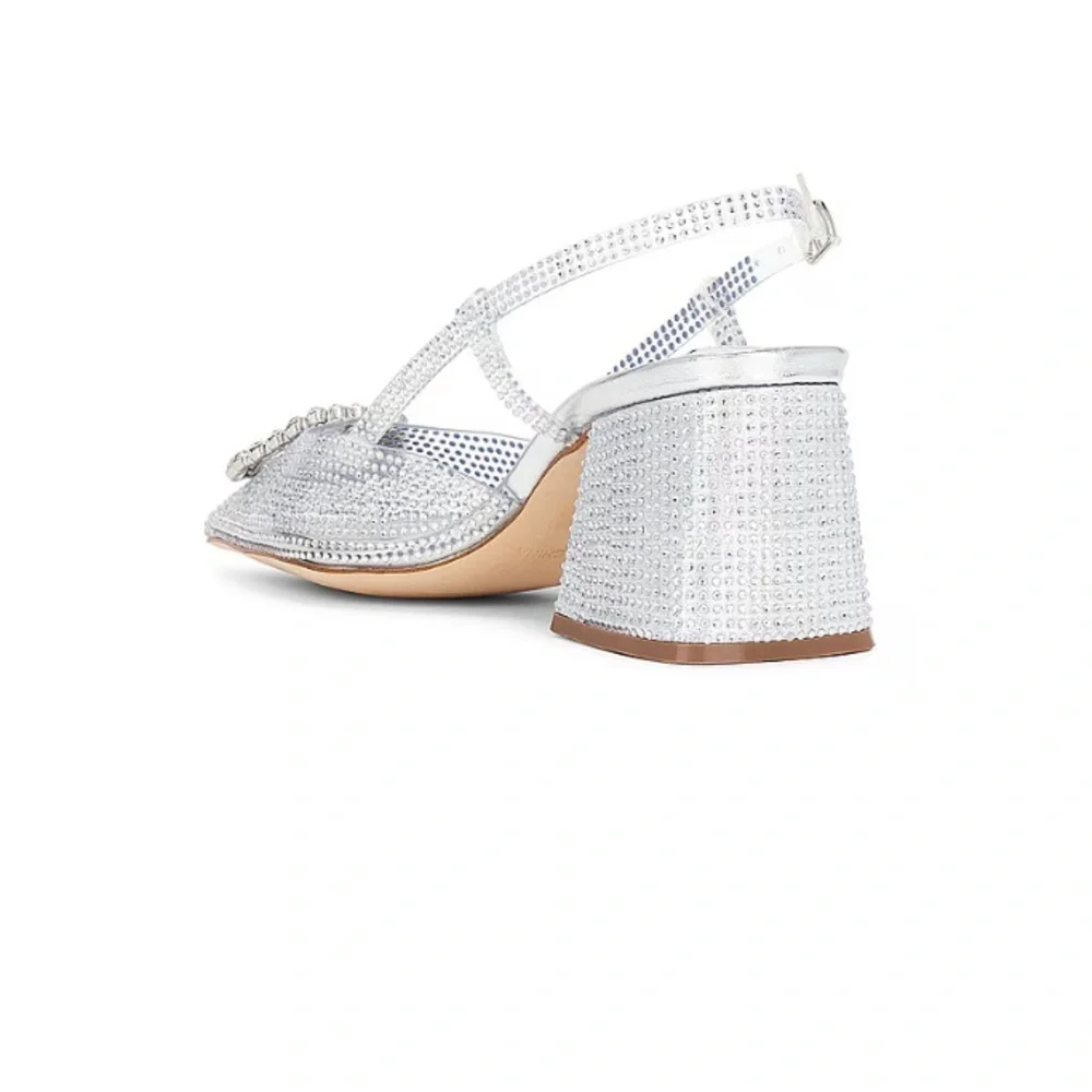 Steve Madden Bergen Heel in Clear Size: 6